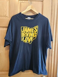 Cleveland Cavaliers Majestic T-Shirt XL Labron James Kyrie Irving Kevin Love - Picture 1 of 3