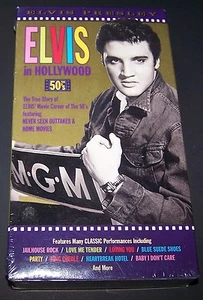 Brand New! 1993 Elvis in Hollywood The 50's 1950's VHS Video Cassette BMG Video - Imagen 1 de 3