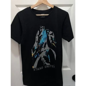 Shaka Wear Men's Graphic T-Shirt Stand United Eagle Design Black S - Picture 1 of 2
