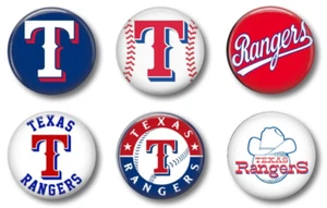 Texas Rangers baseball team sport pins buttons pinbacks, flat backs, magnets - Picture 1 of 2