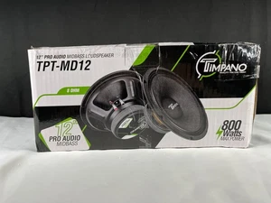 Altavoz de bajo medio Timpano TPT-MD12 negro 12" audio profesional 8 ohmios 800 vatios - Imagen 1 de 12