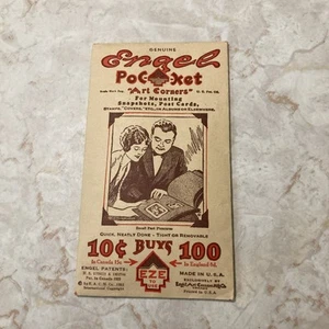 Vintage 1930er Engel Pocket Art Ecken für Schnappschüsse & Postkarten versiegelte Pkg. - Bild 1 von 6