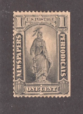 US  SCOTT # PR81  NEWSPAPER  PERIODICALS STAMP 1895 MINT OG H H1927 - Image 1 of 2