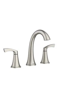 NEU Moen Korek 84468SRN 2-Griff Badezimmer Wasserhahn-gebürstetes Nickel mit Ablauf - Bild 1 von 5