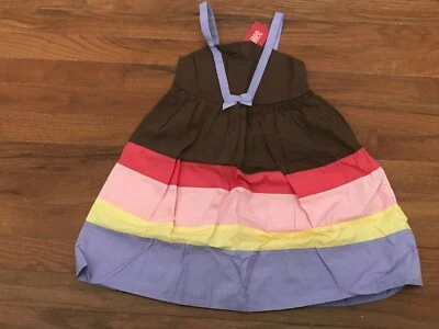 Новый Gymboree девочек гламур сафари моды сплетенный Colorblock платье размер 4 4T - Изображение 1 из 4