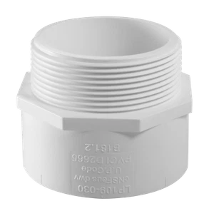 Adaptador macho PVC DWV 1-1/2, 2, 3 y 4 pulgadas. 10 piezas por lote - Imagen 1 de 10