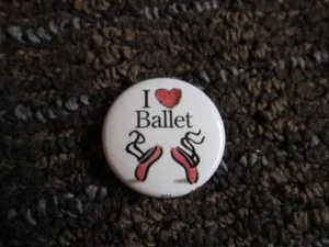 Prendedor de ballet I Heart Love American Girl Grin #221 coleccionable años 90 ENVÍO GRATUITO - Imagen 1 de 3