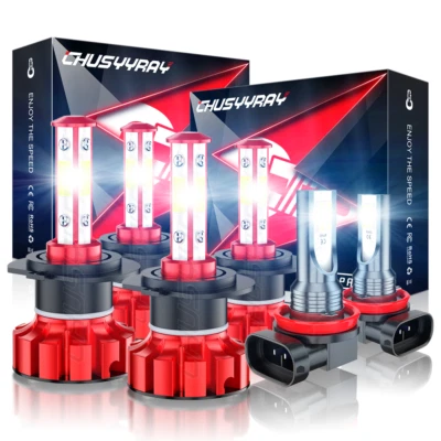 Para Smart Forfour 2005-2007 6x 6000K LED Bombillas de faros altos/bajos + Kit de luces antiniebla Foto 1 de 4