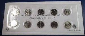 2015 America The Beautiful Quarters Kursmünzensatz P & D Prägestätten (02) - Bild 1 von 5