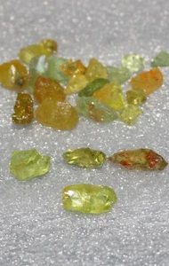 Chrysoberyl Cat's Eye rough, Natural Yellow Chrysoberyl Crystal Raw lot 46.40 Ct - Picture 1 of 4