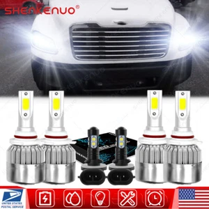 For Pontiac Bonneville 1992-2005 6X 6000K LED Headlight + Fog Lights Bulbs Combo - Foto 1 di 10
