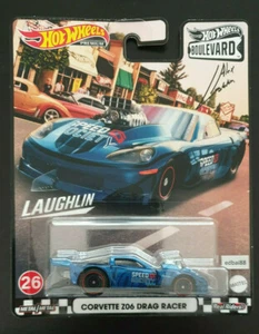 Hot Wheels 2021 Boulevard Corvette Z06 Drag Racer Diecast Car Alex Laughlin - Picture 1 of 4