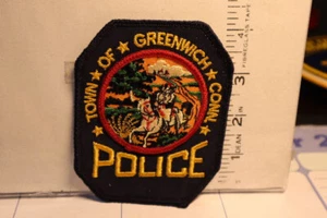 police patch  GREENWICH POLICE CONNECTICUT - Picture 1 of 1