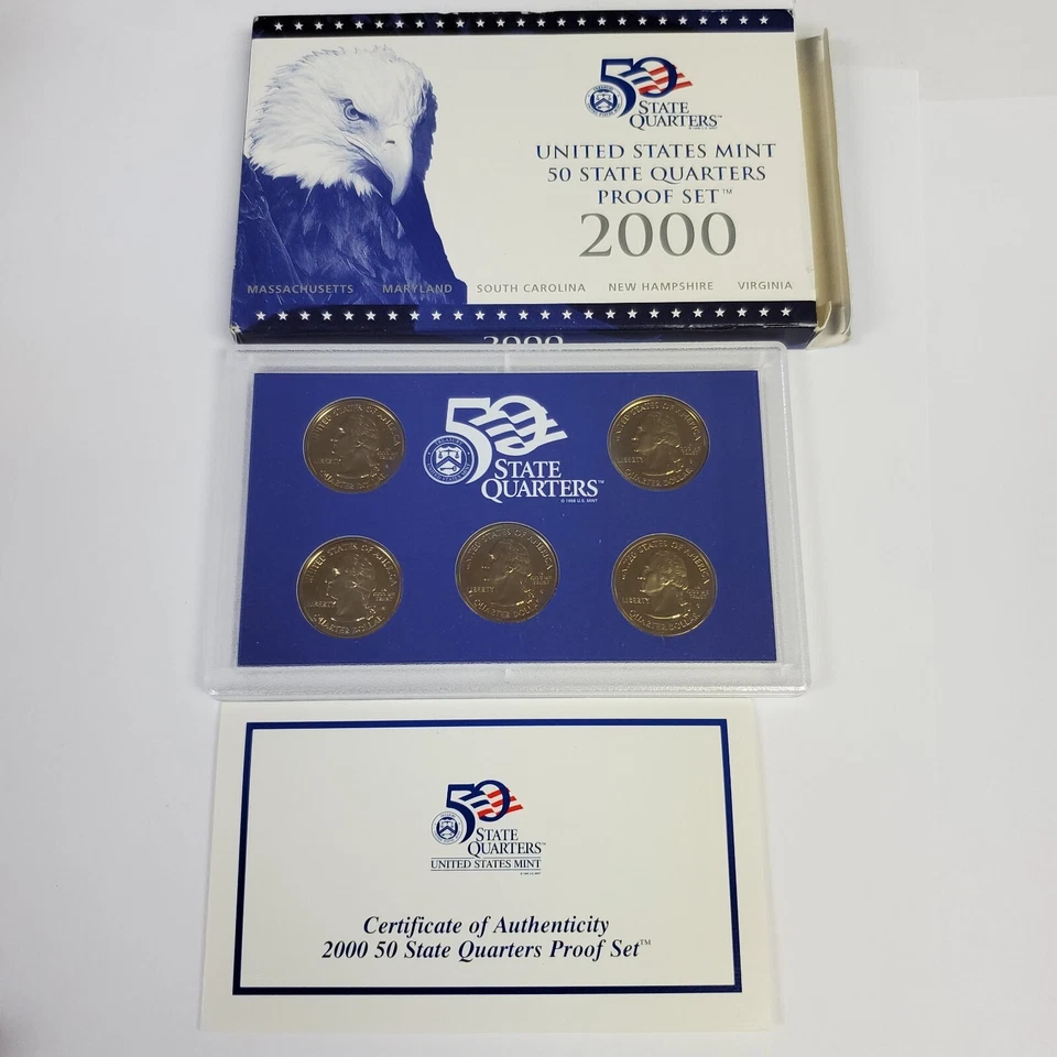2000 us mint quarter proof set - Image 1 of 1