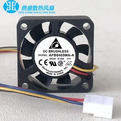 Delta AFB0405MA-A 4010 5V 0.10A 4cm 4-wire pwm ball bearing silent cooling fan - Image 1 of 4