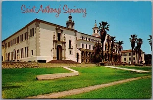Postcard Santa Barbara California Saint Anthony's Seminary - Bild 1 von 2