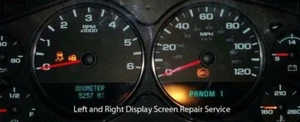 REPAIR SERVICE: 2007-2014 GM, GMC, Chevy Speedometer / Gauge Cluster Display - Foto 1 di 1