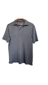 Nat Nast Mens Sz S Luxury Vertical Striped Polo Shirt NWT - Picture 1 of 10