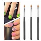 Stylo gel nail art brosse ongles doux outils de manucure pour ongle gel UV dégradé ~.i
