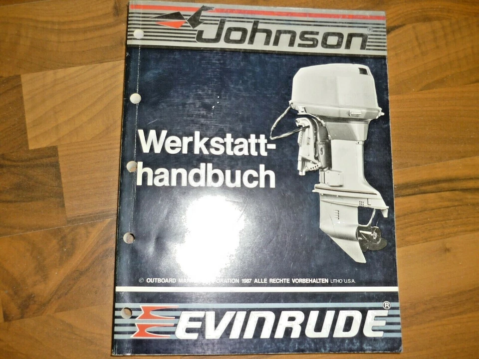 Johnson EVINRUDE manual de taller modelos 9.9 a 30 OMC 1987 - Imagen 1 de 1