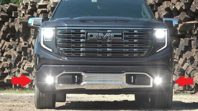Luzes de neblina da marca BlingLights compatíveis com 2022 2023 2024 2025 GMC Sierra 1500 - Imagem 1 de 2