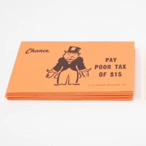 Juego Monopoly Vintage 1961 Piezas de repuesto 16 posibilidades? Piezas de tarjetas - Imagen 1 de 3