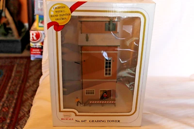 HO Scale Model Power, Grading Tower Building, Built, #647 BNOS - Image 1 of 3