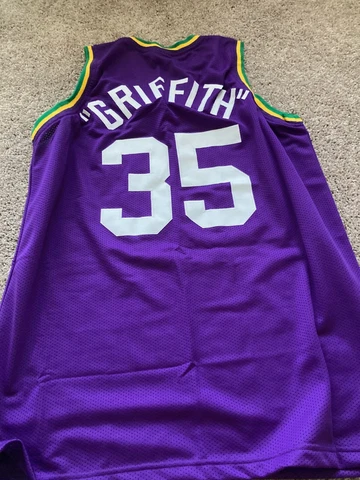 Utah Jazz Darrell Griffith unsigned Jersey Cover