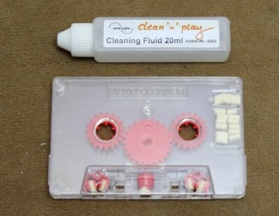 ANALOGIS - PHONO-ZUBEHÖR-VERTRIEB GMBH Analogis 6240 clean+play MC Reinigungscassette für Tapedecks inkl. Flüssigkeit