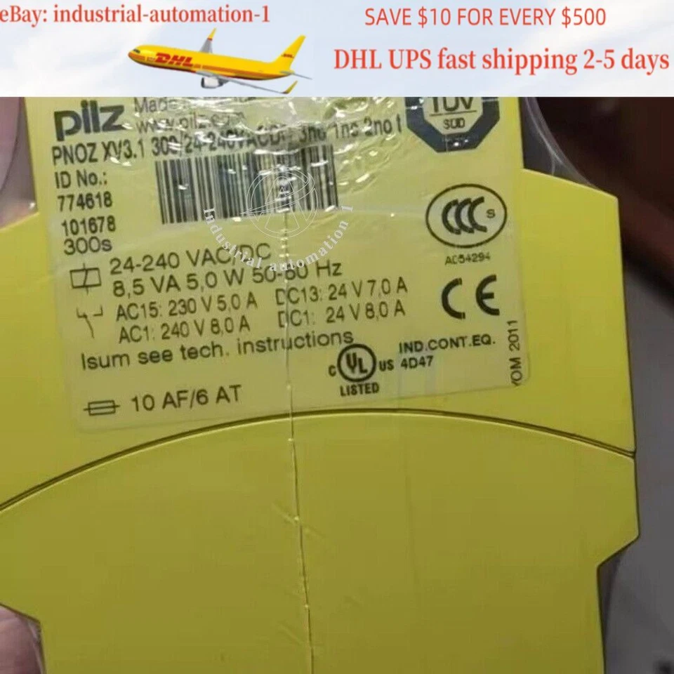 Relé de seguridad PILZ PNOZ XV3.1 300 24-240V/ACDC 774618 1 pieza nuevo Foto 1 de 1