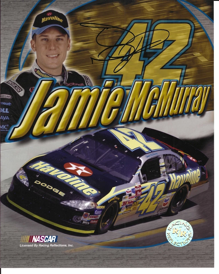 FOTO COMPUESTA AUTOGRAFIADA DE JAMIE McMURRAY 2003 Foto 1 de 1