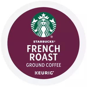 Starbucks K-Cup Coffee Pods, Dark Roast Coffee, French Roast for Keurig 88 Ct - Picture 1 of 5