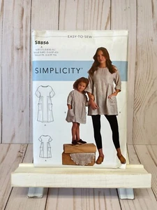 Simplicity 8856 Childrens Misses Dress Tunic Sewing Pattern A Size 3-8/XS-XL NEW - Picture 1 of 2