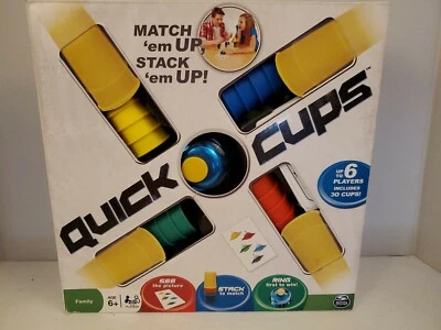 Quick Cups Stacking Cups 5 Colors 2015 Edition Fast Paced Fun For Ages 6 Up  - Image 1 of 2