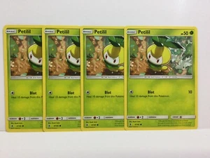 POKEMON 4X PETILIL 4/181 COMMON CARD SUN & MOON TEAM UP PLAYSET NM/MINT - Picture 1 of 1