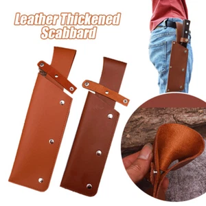 Camping Brennholz Messerhülle Leder Häcksler Klinge Schutz Tasche Etui Outdoor - Bild 1 von 14