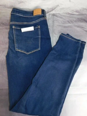 American Eagle Damen Jegging Long Low Rise Next Level Stretch dunkelblau Gr.W34 - Bild 1 von 4