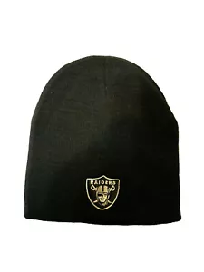 Gorro de punto básico de los Oakland Raiders NFL - negro - Imagen 1 de 7