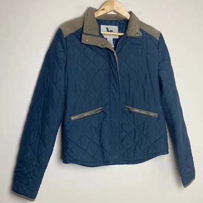 Abrigo de granero acolchado de pana azul marino talla M Field & Stream para mujer Foto 1 de 4