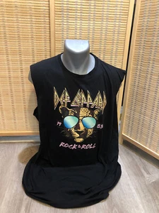 Def Leppard 1983 Rock&Roll Band ärmelloses Tank Top Shirt XL schwarz (H313) - Bild 1 von 10