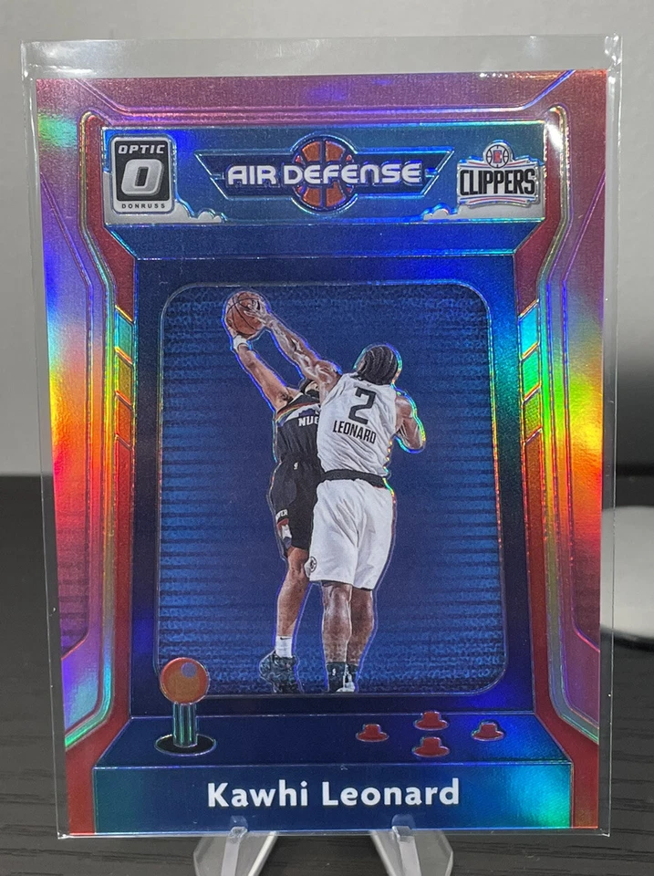 2020-21 Donruss Optic Basketball Air Defense Kawhi Leonard SSP /25 Pink Prizm - Image 1 of 4