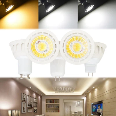 LED COB Spotlight Bulbs 10W E27 E26 MR16 GU10 110V 220V 12V 60W Equivalent Lamps - Image 1 of 4