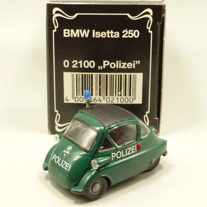 Schuco 1:43 02100 BMW Isetta 250 Polizei in OVP EX4328 - Bild 1 von 3