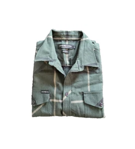 Ringers Western Junee Women's Flanno Semi Fitted Shirt Dark green Size Small - Foto 1 di 6