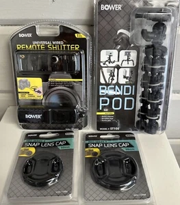 Bower RCMUNI Universal Wireless Remote Shutter Release Snap Lens Bendi Pod LOT - Picture 1 of 7