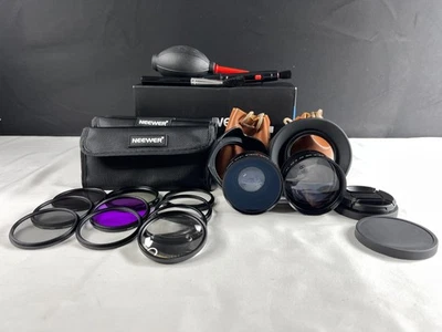 Neewer Negro HD DSLR MC AF 2.2X Teleobjetivo Y Juego de Lentes Gran Angular 0.43X Foto 1 de 4