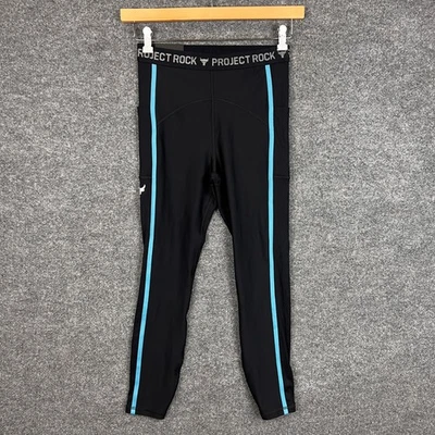 NEW Under Armour Project Rock HeatGear Compression High Rise Ankle Legging M - Image 1 of 4