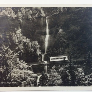 Vintage German Photo Postcard Arth Rigi Bahn Railway Switzerland Postmarked 1931 - Picture 1 of 3