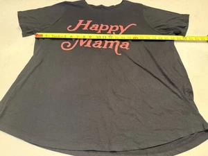 Women's Plus Size: 0X “Happy Mama” Graphic Tee - Picture 1 of 5