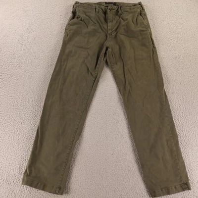 American Eagle Pants Mens 30x30 Olive Green Chino Pants Slim Straight - Image 1 of 4